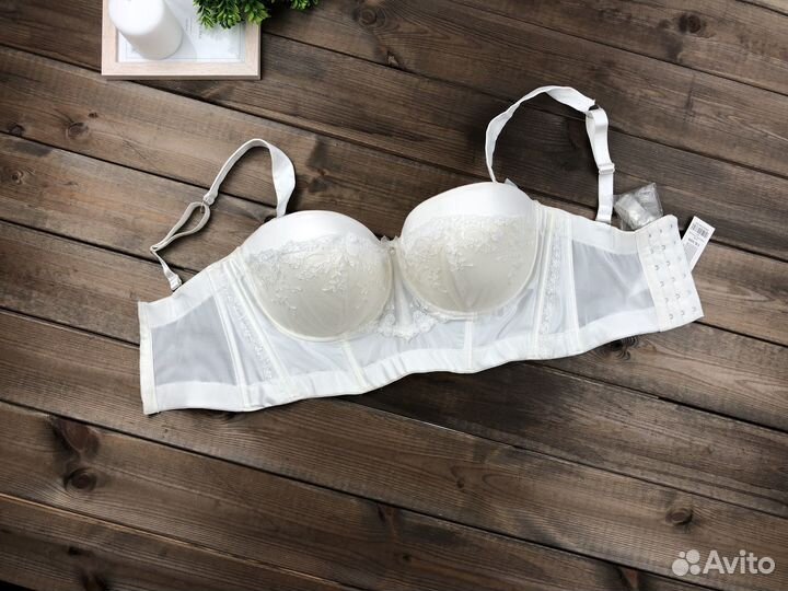 Бюстье белый новые Boux avenue