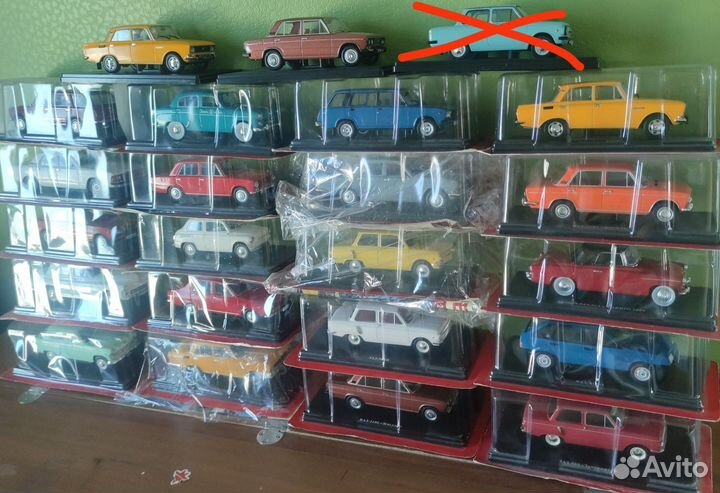 Коллекционные модели машинки СССР в 1/24 масштабе