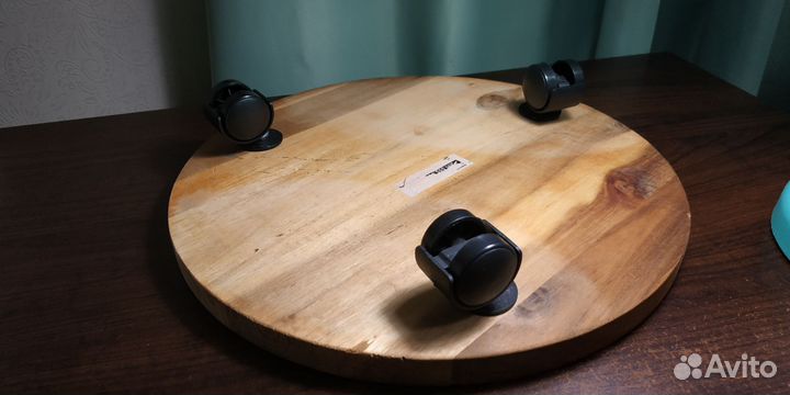 Подставка для цветов на колесах диаметр 30см икеа