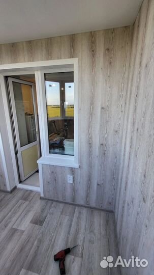 Остекление балконов и лоджий с отделкой (арт. в 33