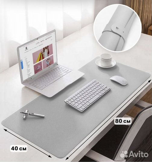 Двусторонний коврик для компьютерного стола