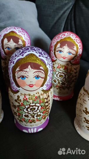 Матрёшки ручной работы, художественная роспись