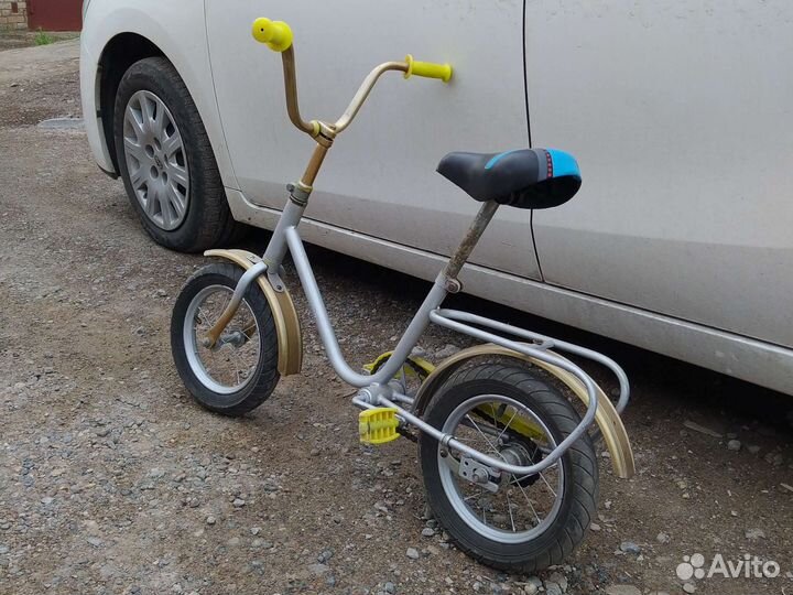 Детский велосипед мишка