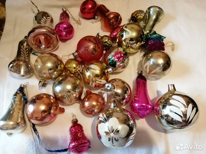 Новогодние елочные игрушки СССР