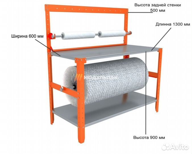 Стол рабочий упаковочный в наличии