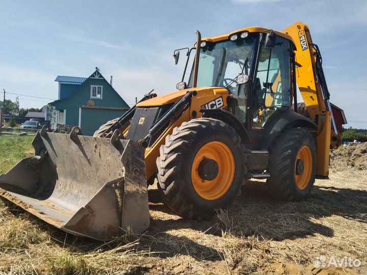 Аренда (Услуги) экскаватора погрузчика JCB 4cx