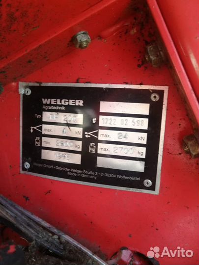 Пресс-подборщик Welger RP 200, 1997