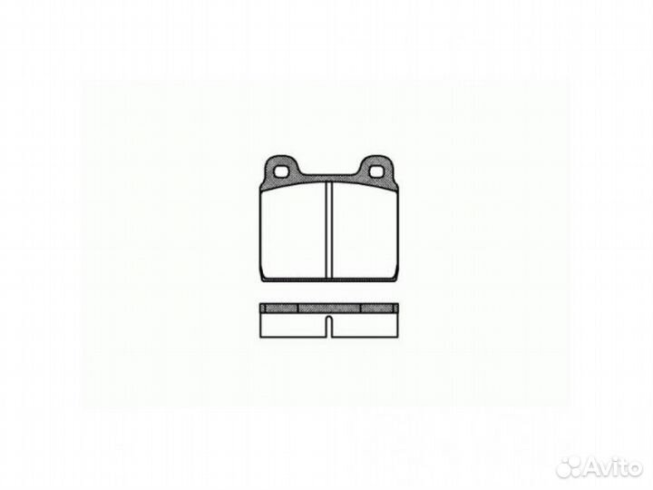 Колодки тормозные remsa T2;3