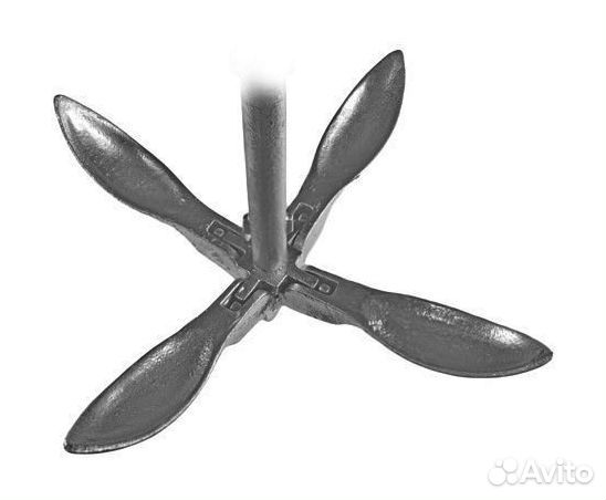 Якорь складной тип А кошка 3,2 кг катер лодку пвх