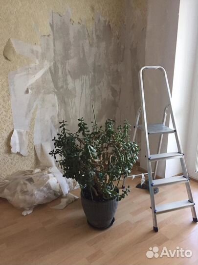 Поклейка обоев, ремонт