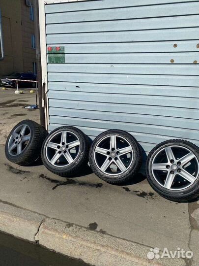 Диски с зимней резиной 235 45 R17 Audi (vag)