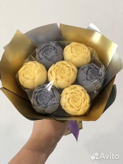 Шоколадные пионы. Цветы из шоколада. Подарок