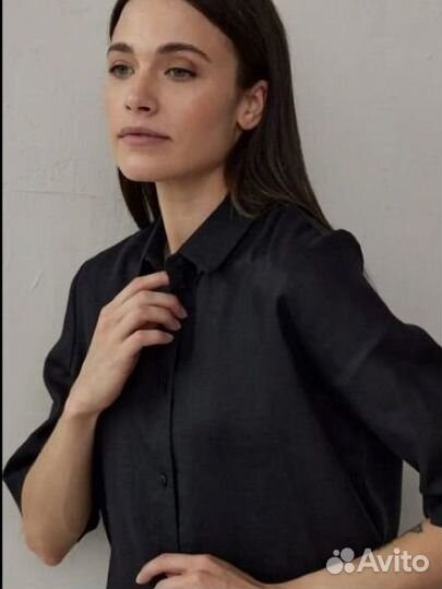 Рубашка женская лен