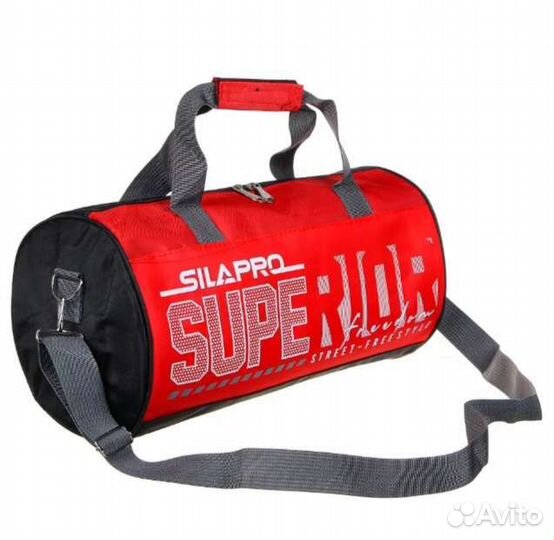 Сумка спортивная, чёрная, 22х42х22см. Новая