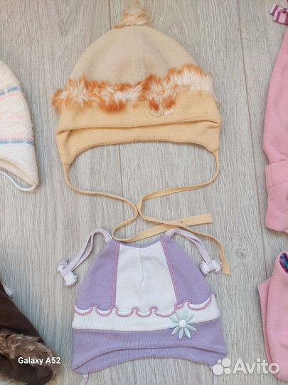 Шапки 3 мес-2 года