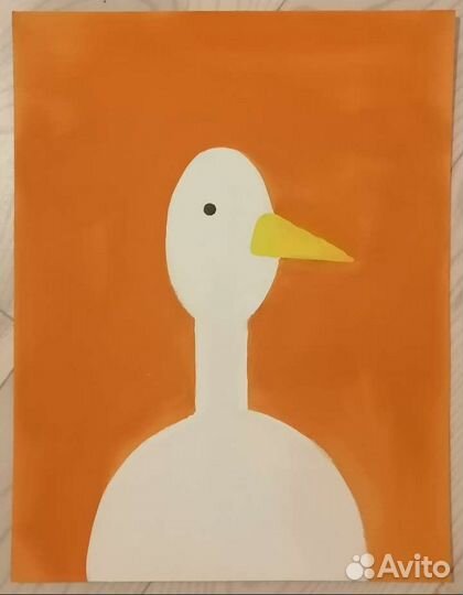 Гусь, просто гусь, рисунок