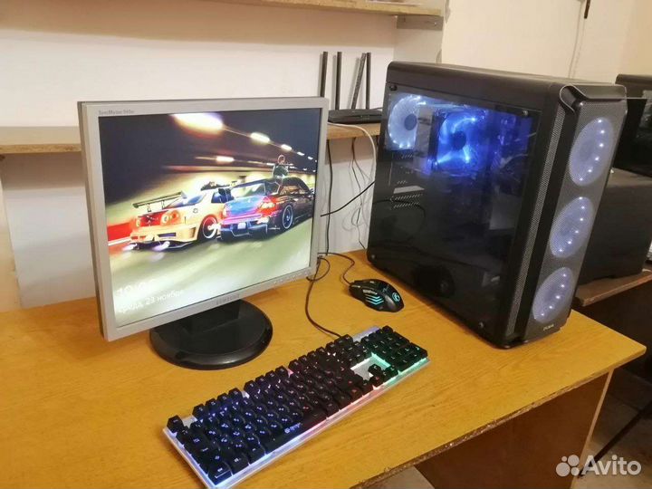 Игровой компьютер(e5 2689, 1050ti, 8gb ram)