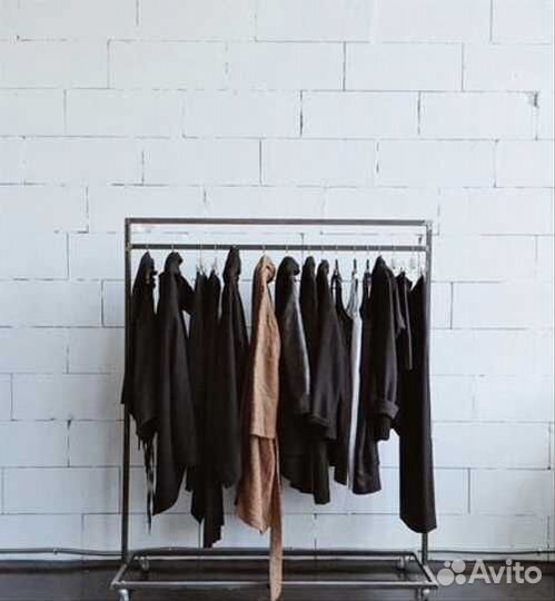 Рейл для одежды лофт