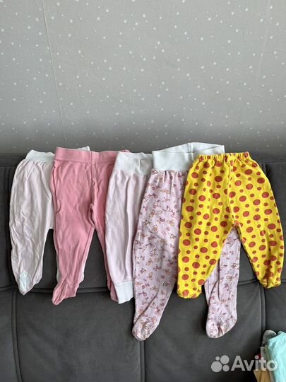 Пакет вещей на девочку до года