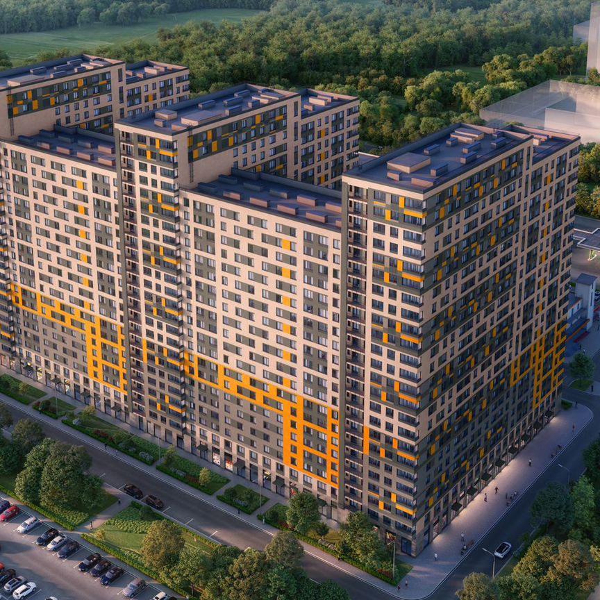 Апартаменты-студия, 31,6 м², 22/24 эт.