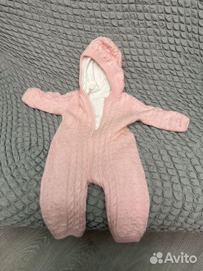 Теплые комбенизоны и костюм на девочку 68-86