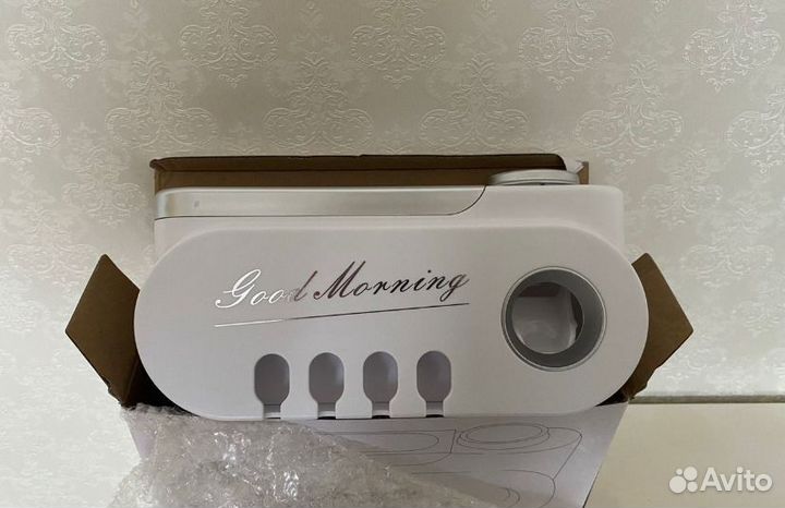 Держатель зубных щёток, диспансер для зубной пасты