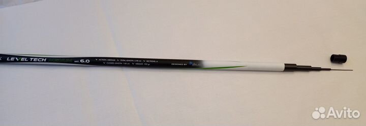 Маховое удилище без колец Kaida Level Tech 6 м