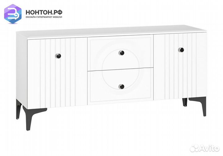 Тумба под тв Валенсия 16.45 белая шагрень