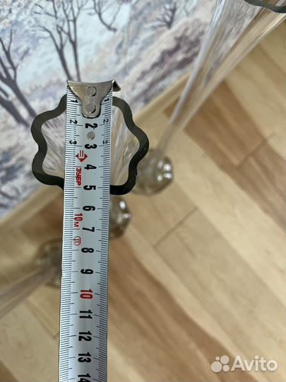 Ваза стеклянная, высокая