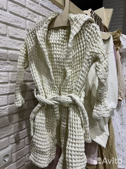 Халат детский вафельный