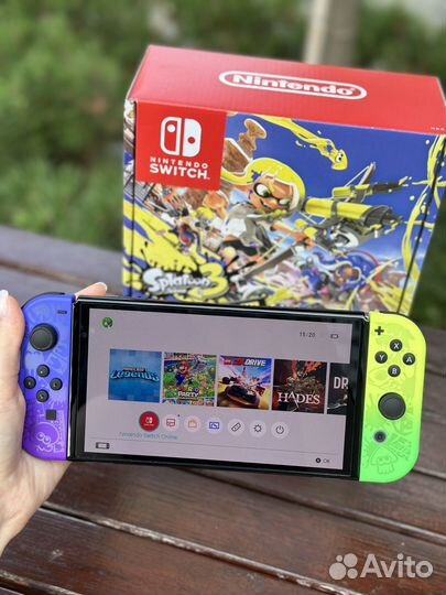 Новая Nintendo Switch Oled Limited Edition+Чип+256