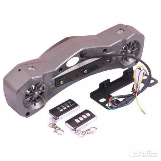 Аудиосистема для мототехники на переднюю вилку