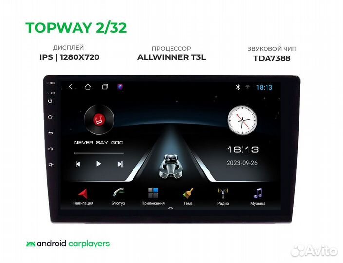 Topway TS7 2/32 для Touareg 2011-16