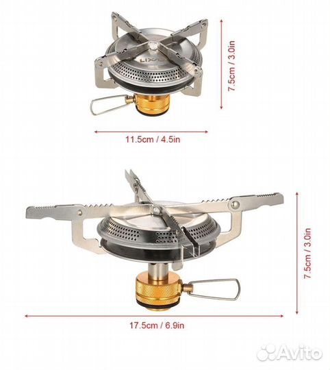 Газовые горелки Tomshoo и Lixada новые