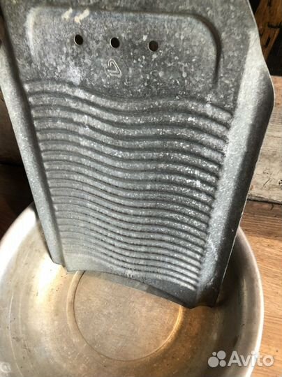 Таз, доска стиральная