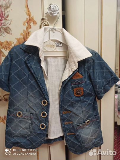 Пиджачок с рубашкой