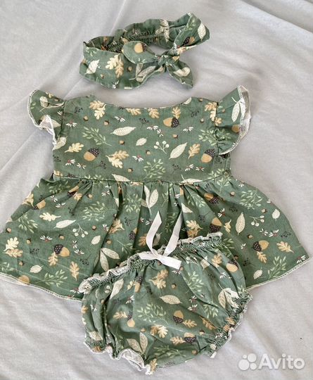 Платье для девочки 56-74 см, детская одежда