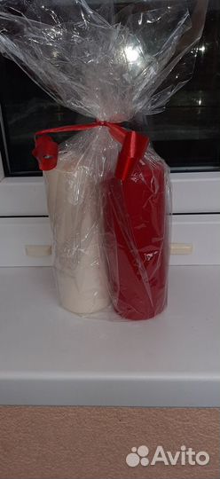 Свечи, набор из трех больших свечей