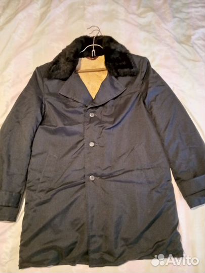 Полушубок овчина с верхом, советских времён