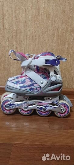 Ролики для девочек р.26-31+защита