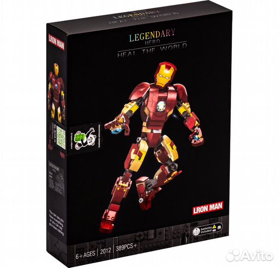 Кoнcтpуктоp Фигурка Железного человека 2012/76206