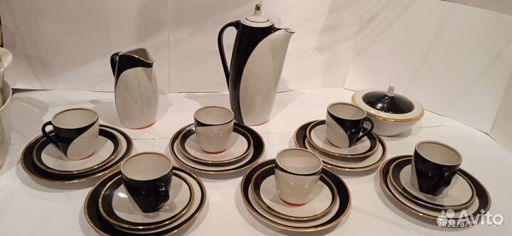 Сервиз Пингвин фарфор советский лофт