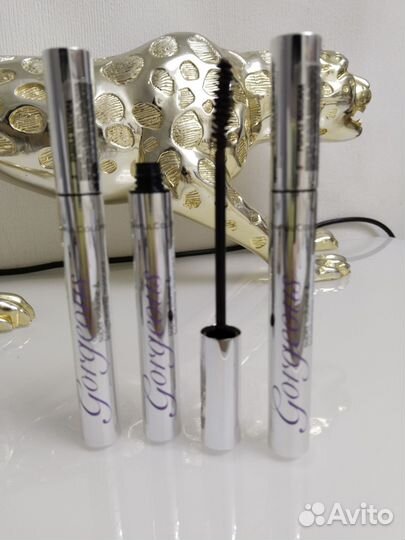 Тушь для ресниц коричневая 3 шт