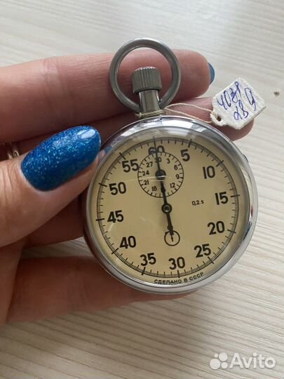Секундомер СССР в родном футляре паспорт