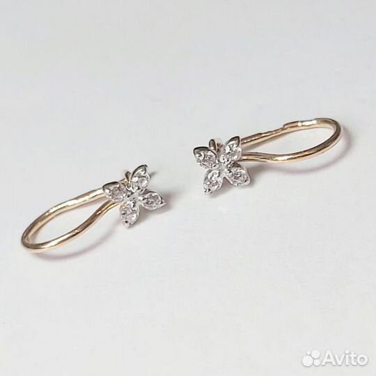 Золотые серьги