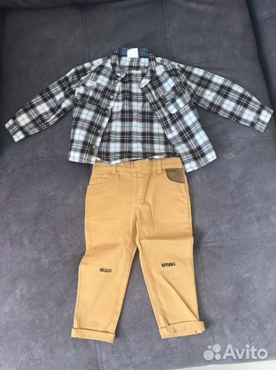 Рубашка и джинсы для мальчика