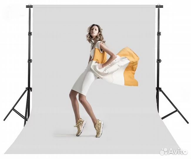 Фон бумажный Falcon Eyes BackDrop 2.72x10 серый