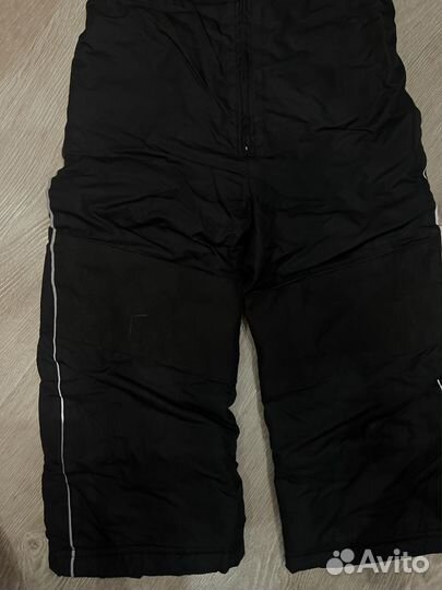 Брюки зимние утепленные на бретелях Ostin