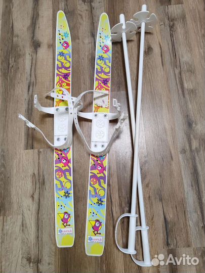 Лыжи детские дошкольные 75 см