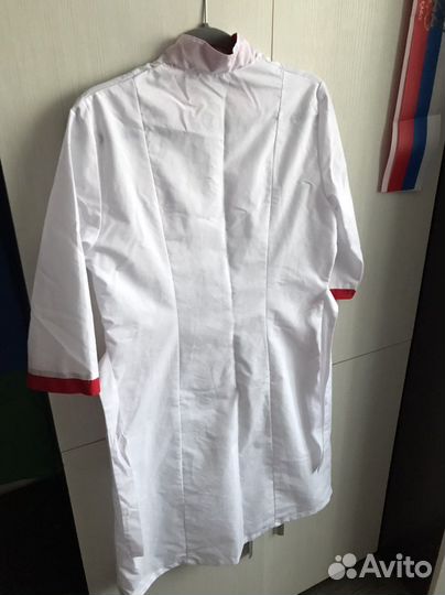 Халат медицинский с шапочкой